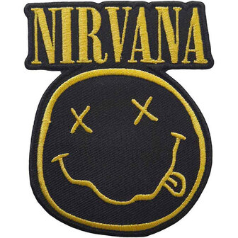 Nirvana patch - Logo and Happy Face cut-out