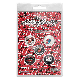 The Rolling Stones button set - Tour Collection